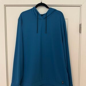 RHONE Teal Blue Pullover Hoodie